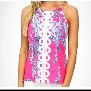 Lilly Pulitzer Annabelle samba top.